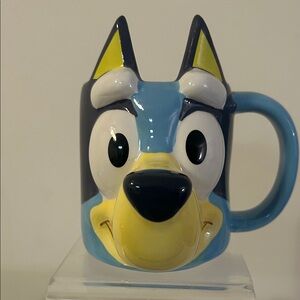 Zak Designs Sculpted BLUEY Ceramic Character Mug 3D 15 oz Hot or Cold Beverage